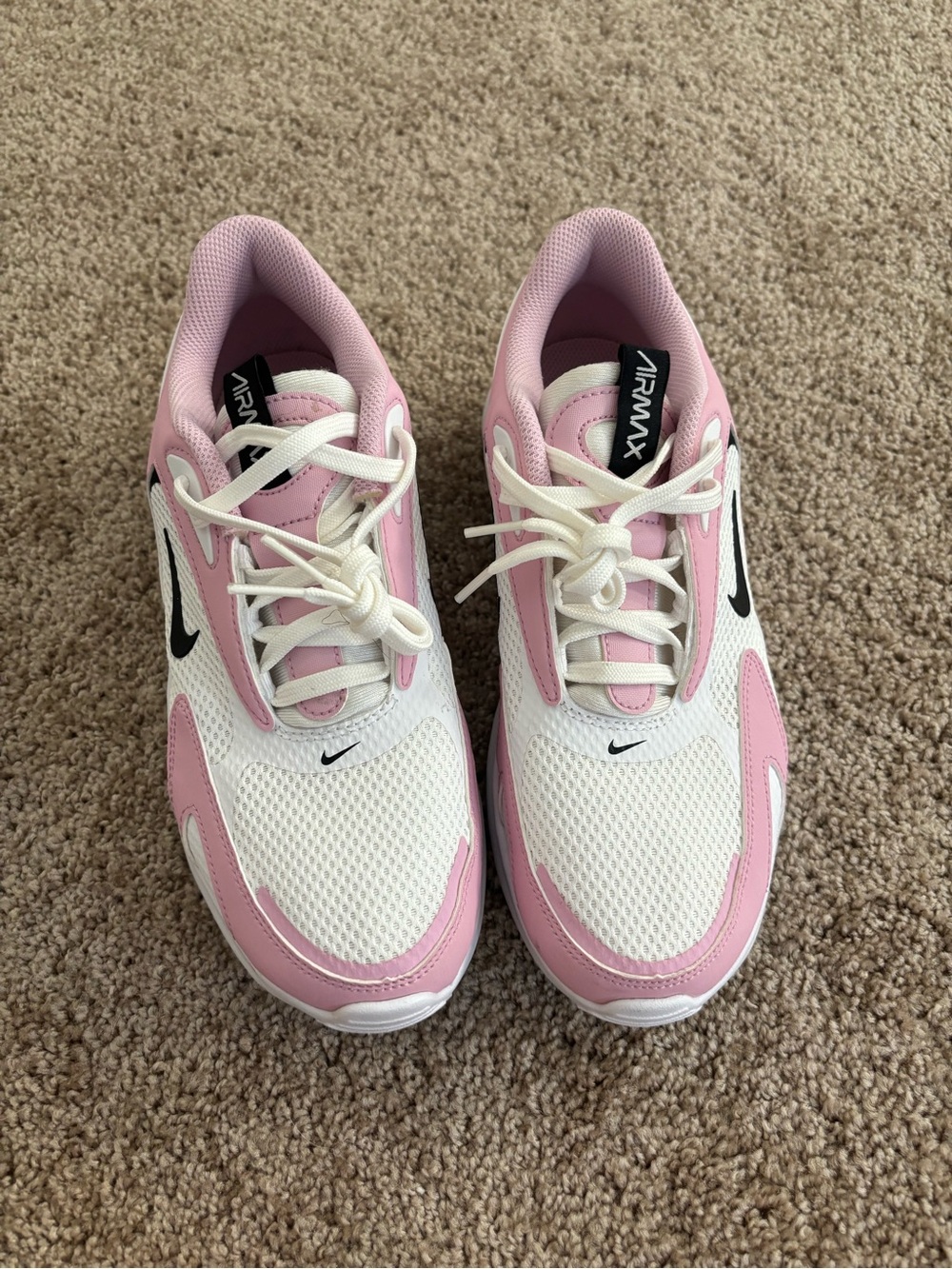 Nike Air Max Women's White and Pink Sneaker